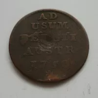 1 Liard, 1750, M.Terezie, Rakousko
