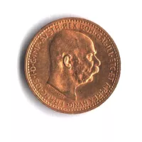 10 Korun(1910-Au 900-3,4g-ražba bz)