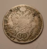 10 Krejcar, 1815 B, František II., Uhry