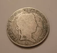 10 Krejcar, 1837 A, Ferdinand V., Rakousko