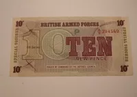 10 Pence armádní, Velká Británie