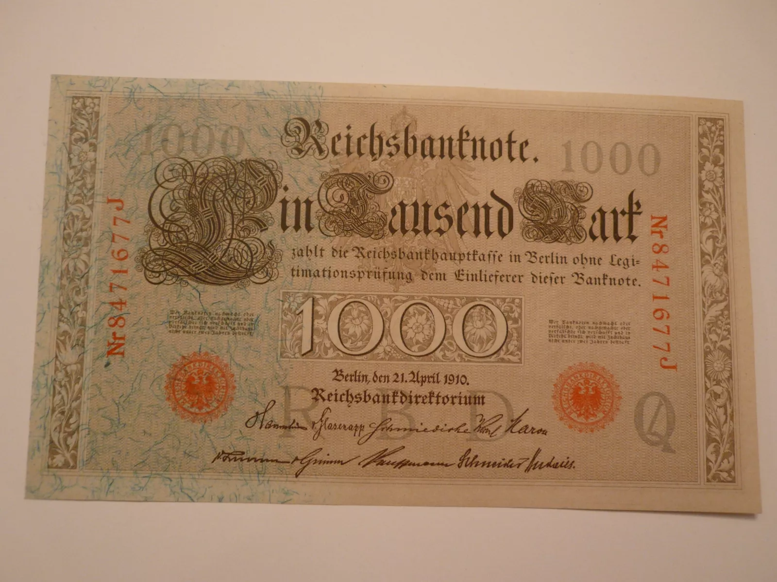 100 Marek, Německo