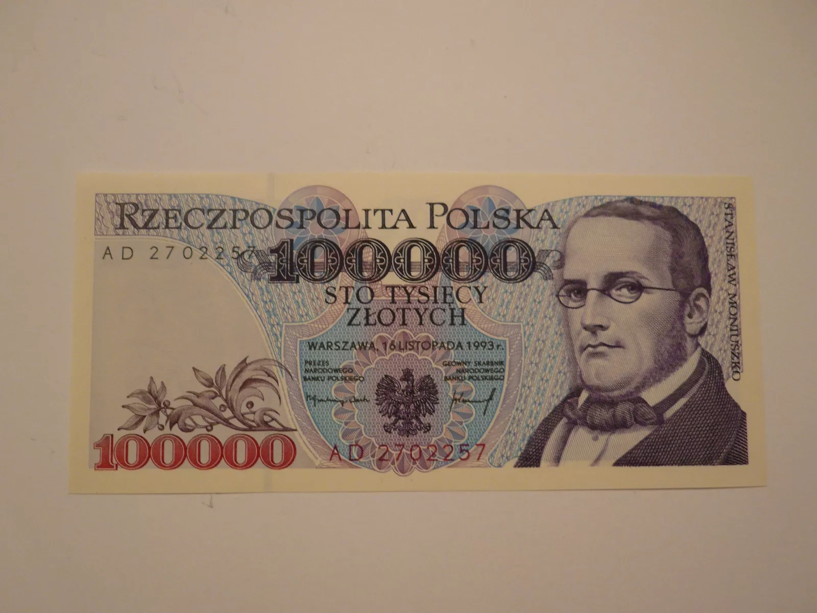 10000 Zlotých, 1993, Polsko