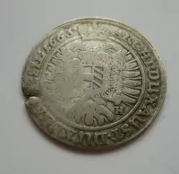 15 Krejcar, 1663 Leopold I., Slezsko Vratislav