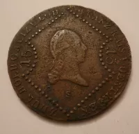 15 Krejcar, 1807 S, František II. Uhry