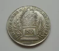 20 Krejcar, 1763 KB, M.Terezie, Uhry
