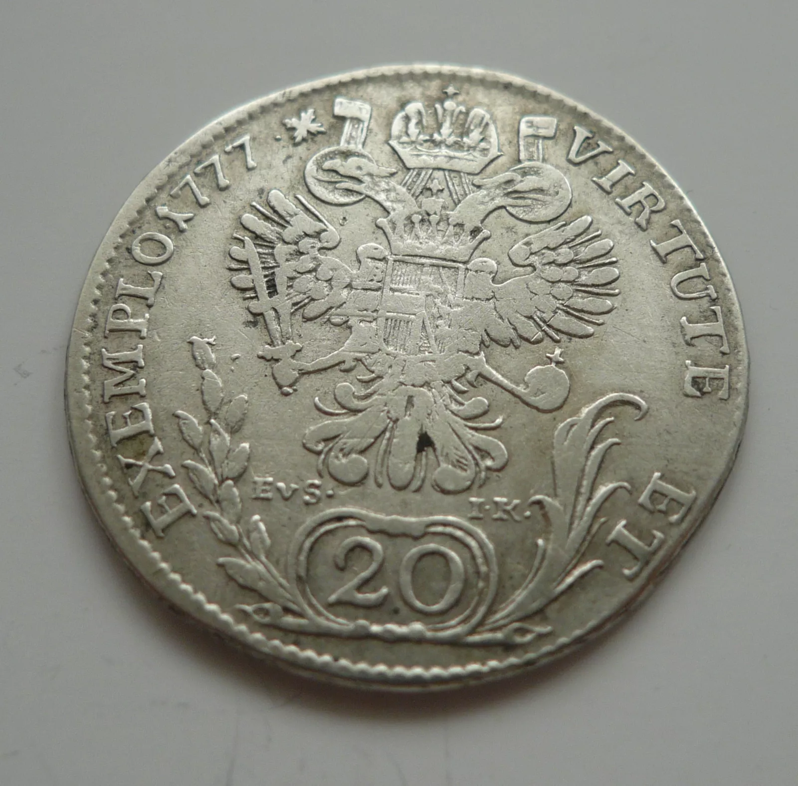20 Krejcar, 1777, Josef II., Čechy Praha
