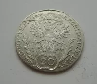 20 Krejcar, 1780, M.Terezie, Rakousko