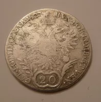 20 Krejcar, 1827 E, František II. Rakousko