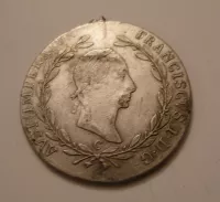 20 Krejcar, 1830 C, František II., měl ouško Čechy