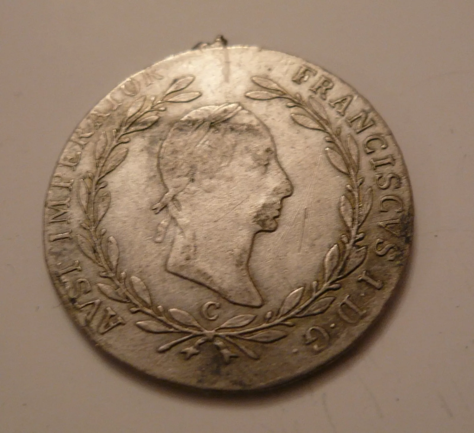 20 Krejcar, 1830 C, František II., měl ouško Čechy