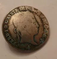 20 Krejcar, 1841 A, František II., KNOFLIK, Rakousko