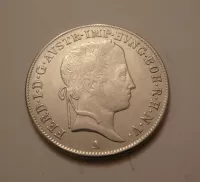 20 Krejcar, 1847 A, Ferdinand V., PĚKNÝ, Rakousko