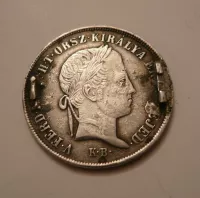 20 Krejcar, 1848 KB, Ferdinand V., SPONA, Uhry