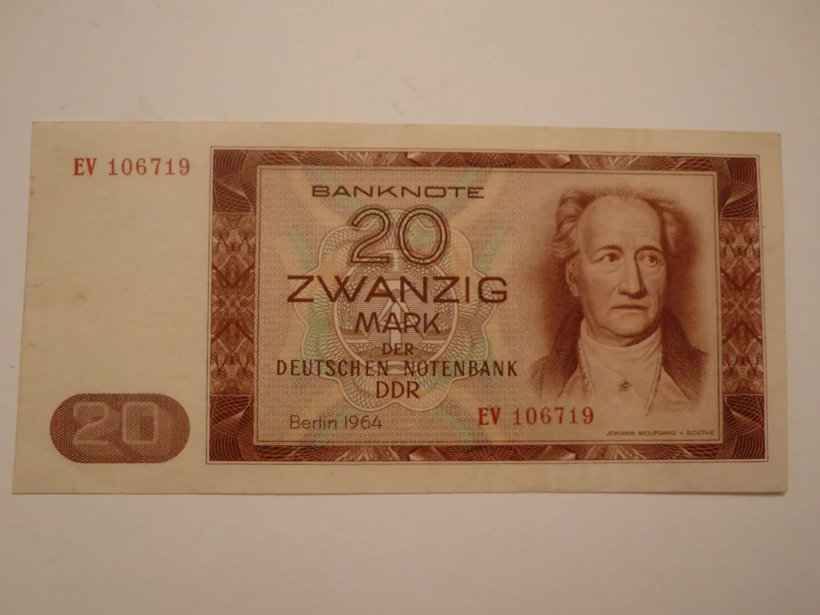 20 Marek, 1964, Německo DDR