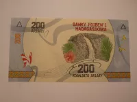 200 Ariary - vodopád, Madagaskar