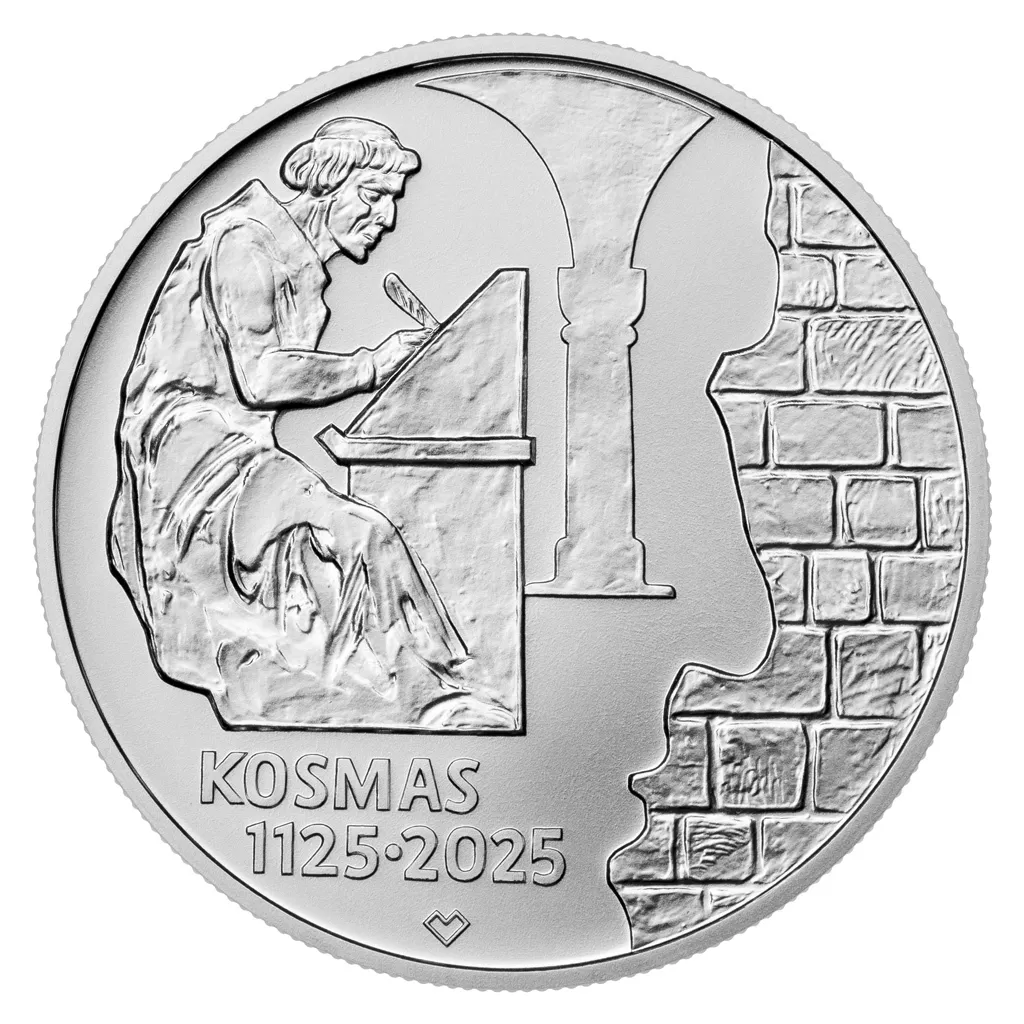 200 Kč(2025-Kosmas), stav PROOF, etue a certifikát