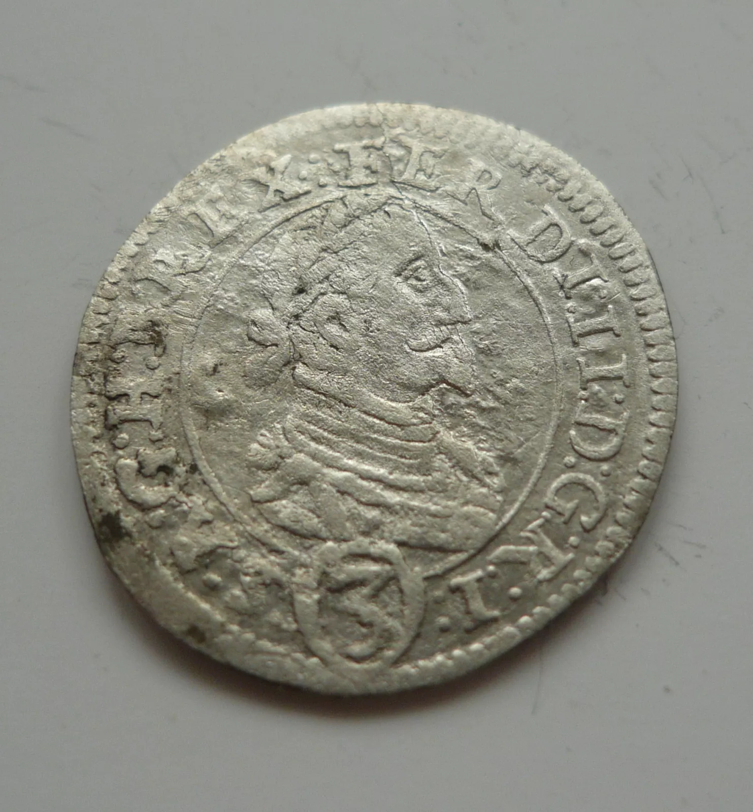 3 Krejcar, 1624, Ferdinand II., Rakousko