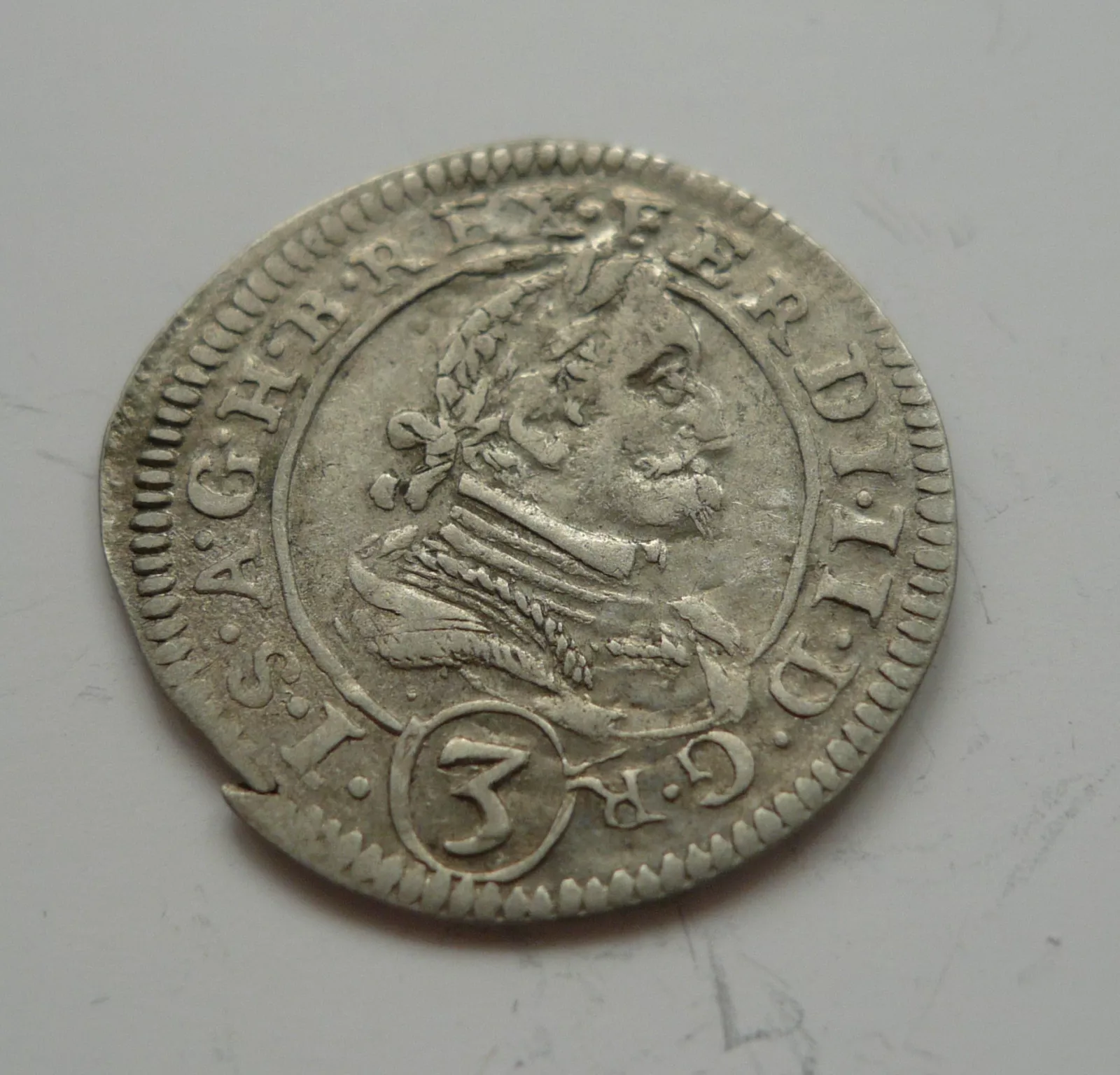 3 Krejcar, 1627, Ferdinand II., Rakousko