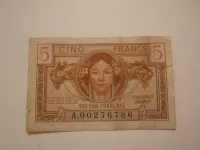 5 Frank - okupační, Francie