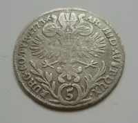 5 Krejcar, 1775, M.Terezie, Rakousko Gunsburg