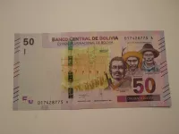 50 Bolivianos, 1986, Bolivie