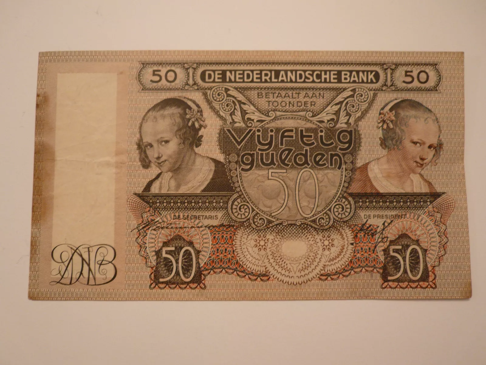 50 Gulden, Nizozemí
