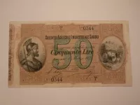 50 Lir, 1871, Sardinie
