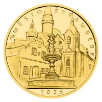 5000 Kč(2025-Městská památková rezervace Štramberk), stav PROOF, etue a certifikát