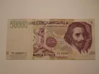 50000 Lir, 1992, Itálie