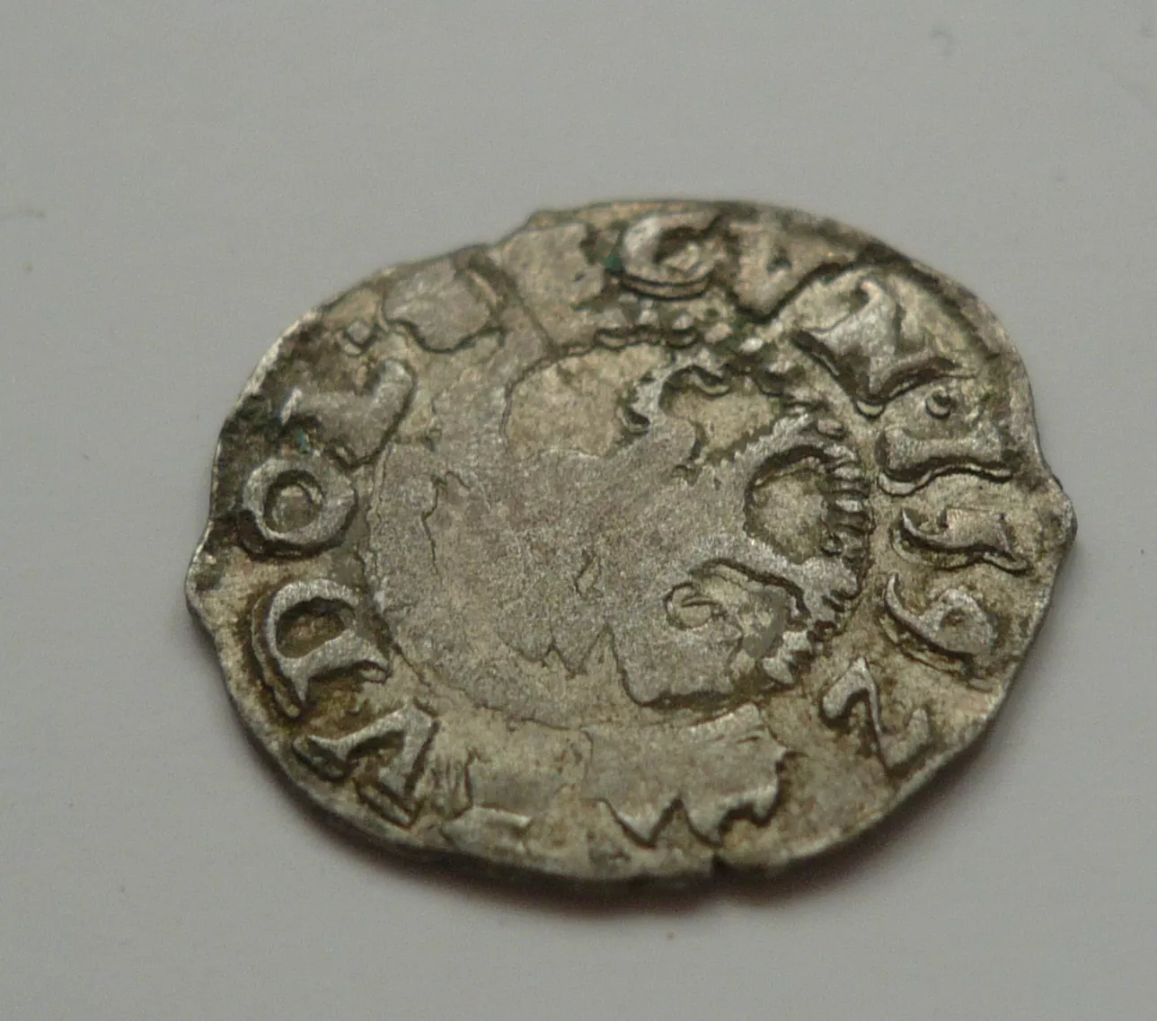 Denár, 1592 KB Rudolf II., Uhry