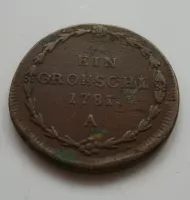 Grešle, 1781 A, Josef II.,Cechy Praha