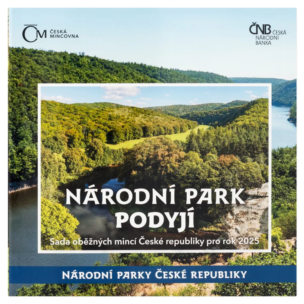 Ročníková sada mincí ČR (2025 - Národní park Podyjí), stav 0/0