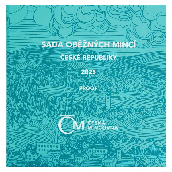 Ročníková sada mincí ČR (2025), stav PROOF