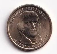 1 dollar,2007,Jefferson,USA