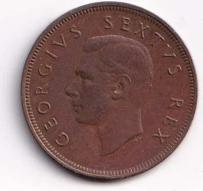 1 pence 1952,Jižní Afrika