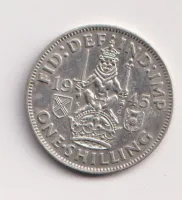 1 schilling 1945,V.Británie