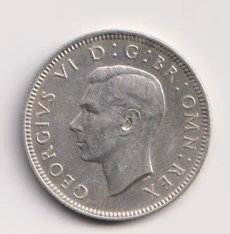 1 schilling 1945,V.Británie