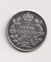 10cent 1917,Kanada