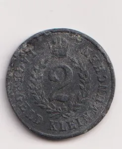 2 heller 1915,Klein,Německo