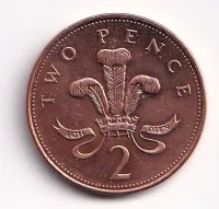 2 pence 2005,V.Británie
