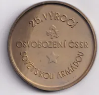 25.výročí osvobození 1945-70, ČSSR