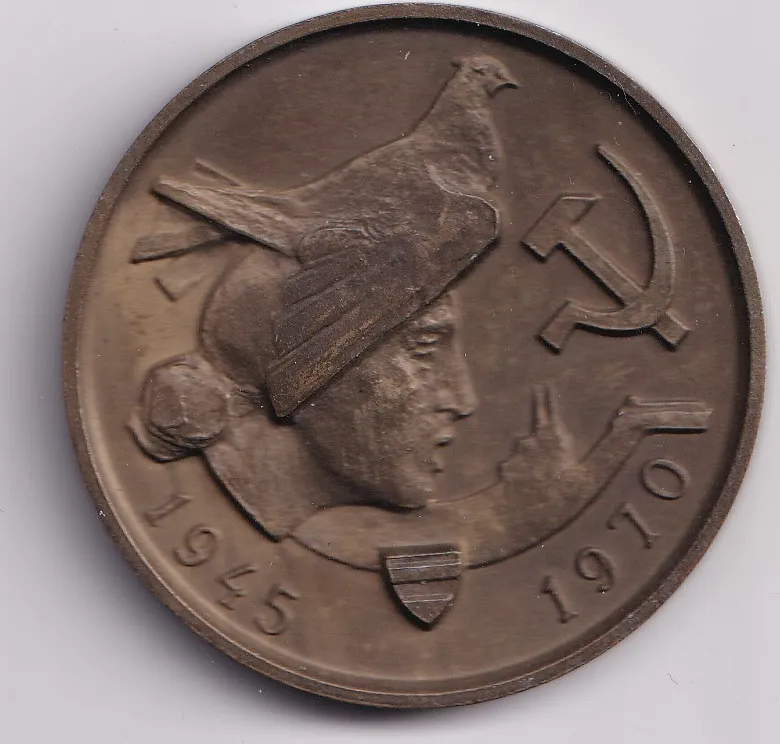 25.výročí osvobození 1945-70, ČSSR