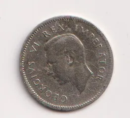 3 pence 1945,Jižní Afrika