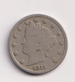 5 cent 1911,USA