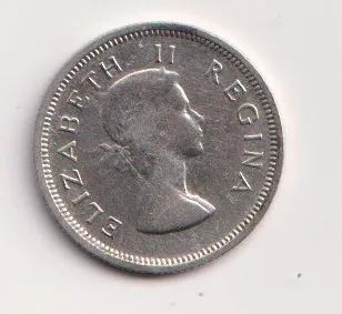6 pence 1953,Jižní Afrika