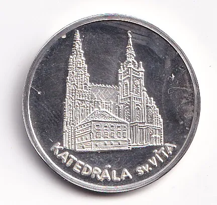 katedrála sv.Víta,postř.medaile,ČSR