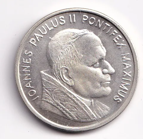 medaile Jan Pavel II-postříbřená,Polsko
