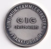 numismatika Frankfurt 1971,Německo