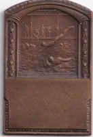 plavecká medaile 30 krát 46 mmm,ČSR